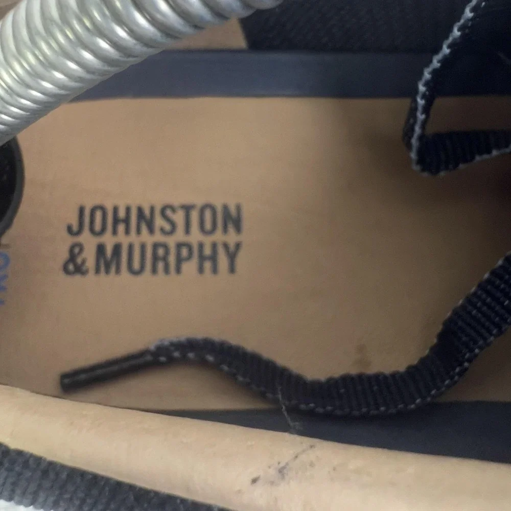 Johnston & Murphy Shoes Mens 10 Blue Lace Up Low Top Casual Sneakers 59-4409